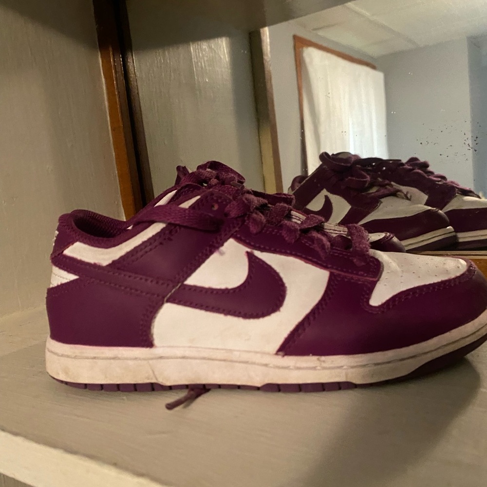 Nike Purple and White Sneakers
